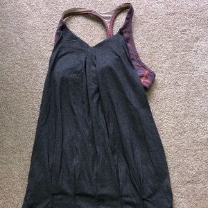 Lululemon Top with Bra, Size 2